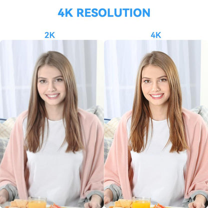 EMEET C60E 4K/2K/1080P Webcam Streaming Camera for PC, Laptop, Gaming Accessories, Ultra HD, 1080P@60Fps Fast Autofocus, Wireless Fill Light, Plug & Play with Privacy Cover, Game Changer Webcam 4K for Streaming Living Home Office